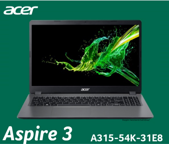 Notebook Acer Aspire 3 Intel Core i3 4GB RAM 1TB HD 15,6